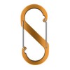 Aluminium S-Shaped Carabiner Hooks, 88mm x 40mm, Lightweight for Camping