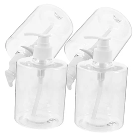 Outanaya 4pcs Refillable Soap Dispensers Pump Lotion Bottles for Shampoo Body Wash and Liquid Soap for Home Bathroom and Hotel Use