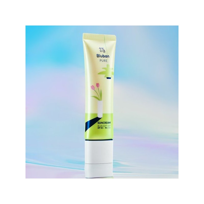 (블루반)퓨어 선크림 50ml SPF50+ PA++++ / 자외선+블루라이트차단 (Blueban) Pure Sunscreen