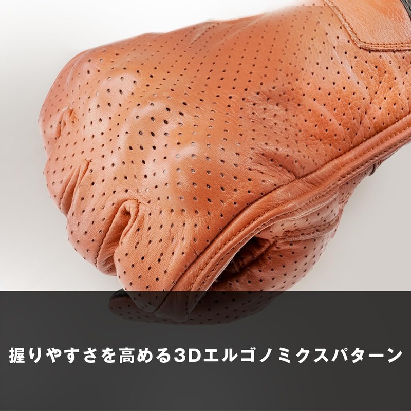 Komine 2025 New Model Motorcycle 06-264 GK-264 Protective Leather Gloves