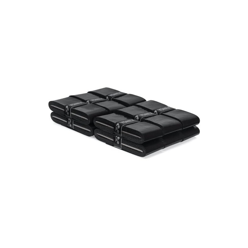 YONEX Super Schwarz Overgrip (Pack of 12) - Black, One
