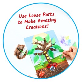 hand2mind Into The Garden Sensory Activity Kit, Loose Parts Play Materials, Fine Motor Skills Toys, Sensory Play, Toddler Sensory Bin, Montessori Learning Materials, Calm Down Corner Supplies