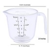 DOTINGHUX Measuring Cup, 3/4 Cup, Clear