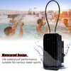 Large Security Lock Box,Outdoor Waterproof Shockproof 4-Digit Combination Key Safe
