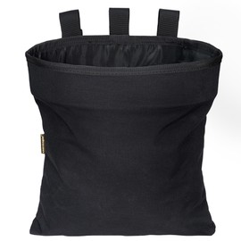 Tactical Molle Dump Collapsible Pouch Drawstring Magazine Dump Pouch Elite 500D Nylon Bag Camping Climbing Hiking Bag (Ranger Green)