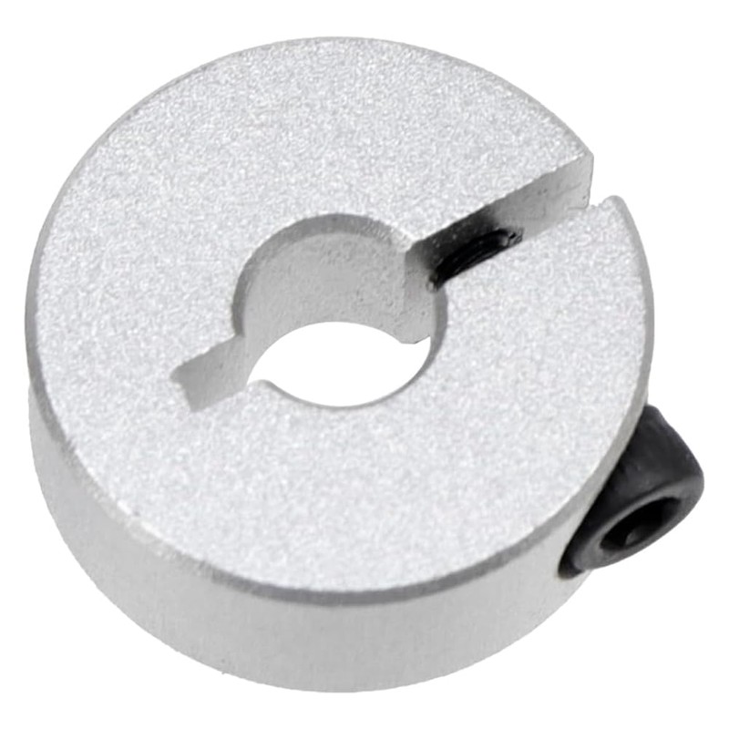 4 Pcs 1/4inch Single Split Clamp-on Shaft Collars Aluminum Clamping