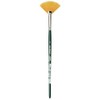 Da Vinci 400 Series Fan Blender Brush, Synthetic Fiber, Green,
