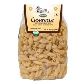 Mantova Organic Italian Specialty Pasta, Caserecce (2 packs of 1 lb. each) - Artisan Pasta, Non-GMO, Vegan, and Imported From Italy, Premium Quality