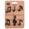 Gadget Master Music Notes Fridge Magnets Set of 6