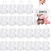 20PCS Bolsas de Regalo de PVC Transparente con Asas, Bolsas