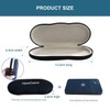 Clip-on Glasses Case Slim Hard Shell Ultra-light Retro Flat Glasses