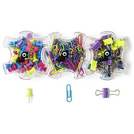 Yoobi Paperclip And Push Pin Set (144 Count)