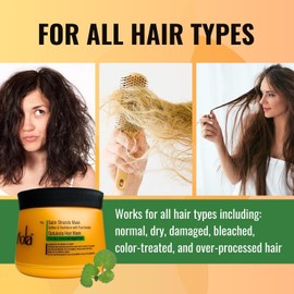 Gotukola Keratin Restorative Hair Mask 500ml – Deep Repair & Hydration Treatment with Gotukola Herb – Strengthens, Smooths & Renews Dry or Damaged Hai