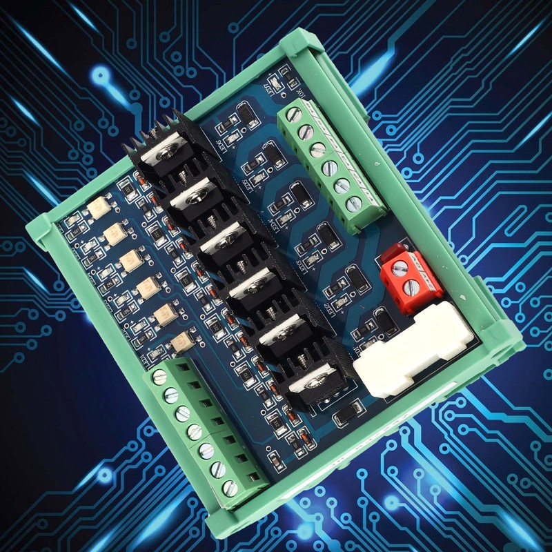 6-channel PLC DC Amplifier Transistor Output Power Board