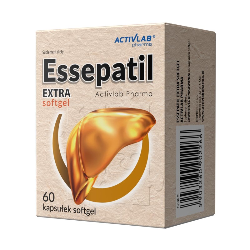 Essepatil Extra Soft Gel 60 Capsules - Soy Lecithin, Liver