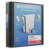 Staples Heavy-Duty 2-Inch D-Ring Binder, Black – Large Capacity 3-Ring