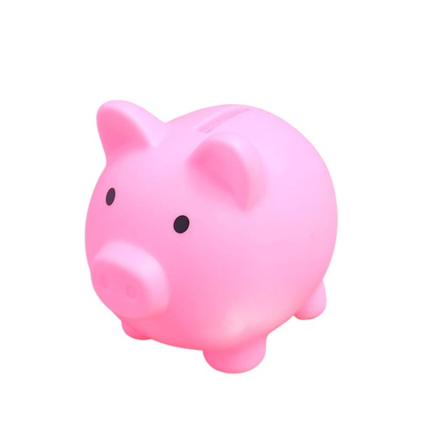 Pandasta Piggy Bank Cute Unbreakable Money Money Luck Kids (Pink)