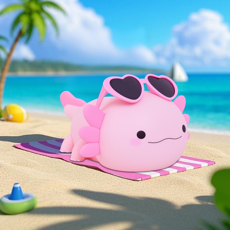 Okayera Axolotl Lamp (Sunglass Axolotl)