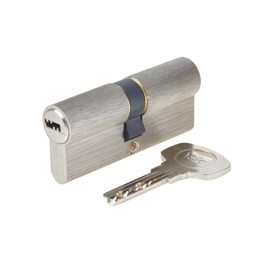 Yale YC1000 + 35 x 35 mm Foldable locking cylinder for outdoor / entrance door, 6 pins, 4 keys, nickel-plated