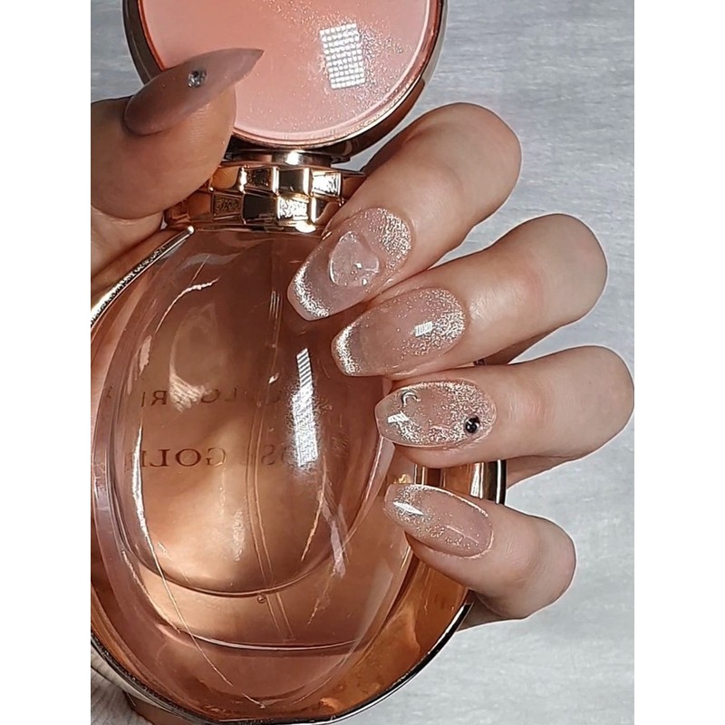 [Silky Magnetic Nails] Shining Luna Handmade Nail Tips Daily Recommendation