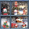 DERAYEE Christmas Window Decoration Static Christmas Stickers Christmas Stickers Pack