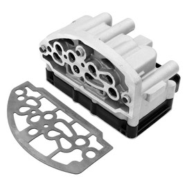 A604 41TE Transmission Shift Control Solenoid Block Pack with Gasket Includes Input & Output Speed Sensor Replaces 5140429AA 698-100 5015646AC 5015646AB 4504570AB 4800878 4800879