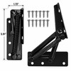 Heavy Duty Foldable Bracket Hinge for Cabinet Doors & Furniture