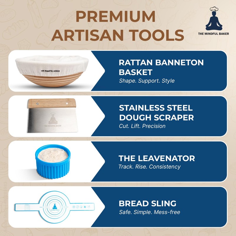 The Mindful Baker Sourdough Starter Kit | Exclusive Leavenator &
