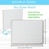 STEPUP Double Sided Whiteboard Lined Dry Erase Boards for Kids