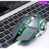 Mouse gamer de juego inalámbrico Free Wolf X8 metal grey