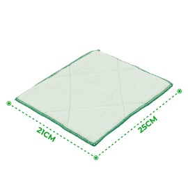 MaxxGoods Bamboo Premium 4 x Pre-Cleaning Cloths 25 x 21 cm, Made of Micro & Bamboo Fibres - for Coarse & Fine Dirt & Suitable for All Surfaces - Bamboo Cleaning Cloths for Kitchen and Bathroom