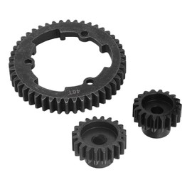 RC Spur Gear Set, 46T Main Spur Gear M1 18T 20T Sprocket RC Accessories for Traxxas XO 1 E REVO 2.0 Remote Controlled Car
