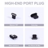Gatuida 2sets Charging Port Plugs Max Dustproof USB Stoppers Easy