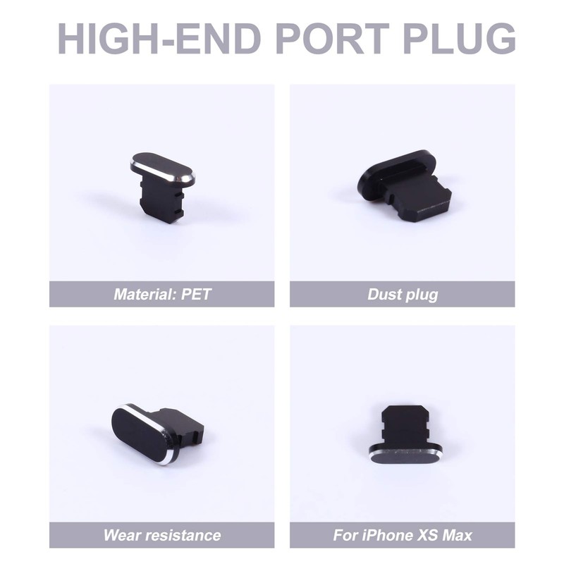 Gatuida 2sets Charging Port Plugs Max Dustproof USB Stoppers Easy