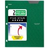 Five Star 2-Pocket Folder, Plastic Folder with Stay-Put Tabs, Fits