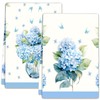Kou Marty Blue Hydrangea Butterfly Kitchen Towels 2 Pcs Decorative