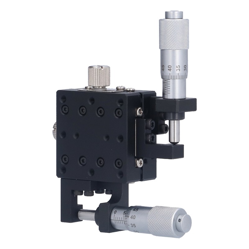 XY Linear Stage Cross Roller Micrometer Manual Slide Table Trimming