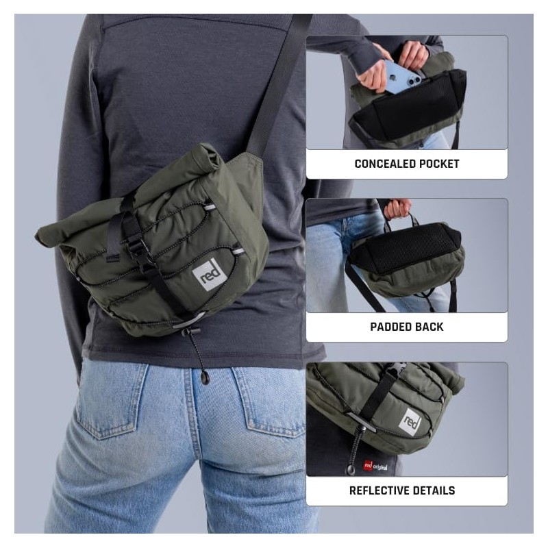 Red Original Lightweight Waterproof Cross Body Bag - All Weather,