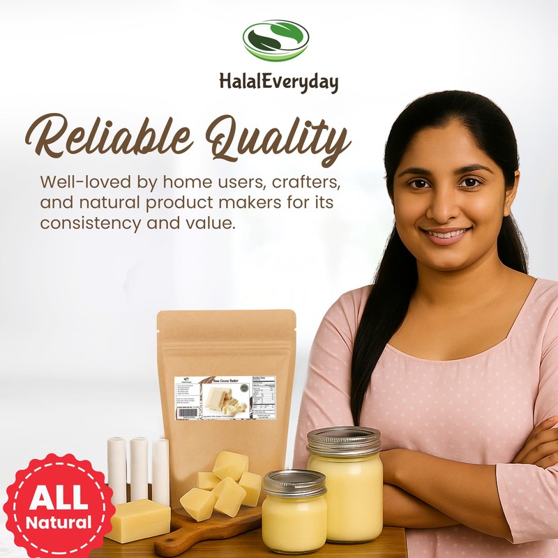 2 Lb Cocoa Butter: Pure, Raw, Unprocessed. Incredible Quality and