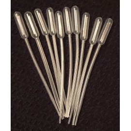 SH GuitarWorks 20 PCS Graduated Pipettes Dropper Polyethylene (0.5ml) Guitar Finish Repair