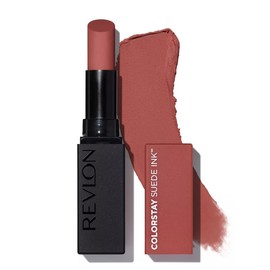 REVLON REVLON Lipstick, ColorStay Suede Ink, Built-in Primer, Infused with Vitamin E, Waterproof, Smudge-proof, Matte Color, 003 Want It All, 0.09 oz.