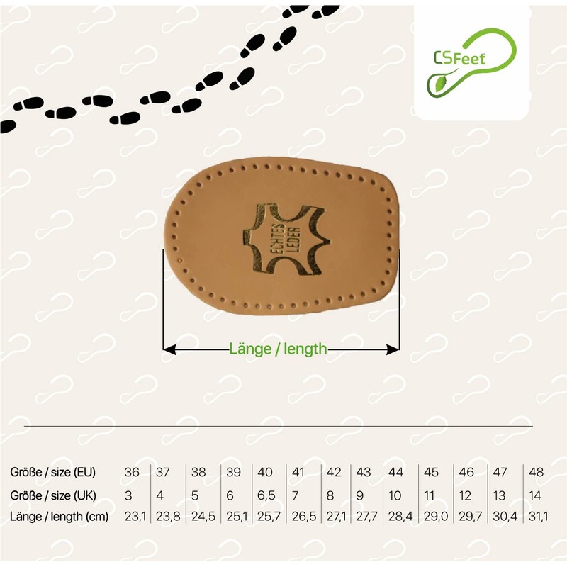 Parent All Season, leather heel cushion