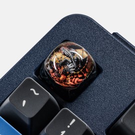 Dwarf Factory Gnarly Drakon Fya Noir Artisan Custom Keycap Premium