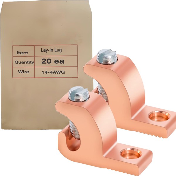 Copper-Aluminium Alloy Clad Technology Lay in Lug, Copper Conductor Lay-in