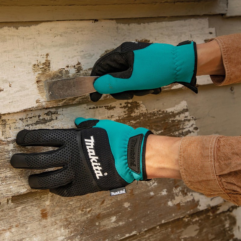 Makita P-84660 Open Cuff Working Gloves, Size Large