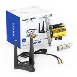 Tarjeta de red WAVLINK PCIE WiFi 6E AXE5400 con Bluetooth 5.3