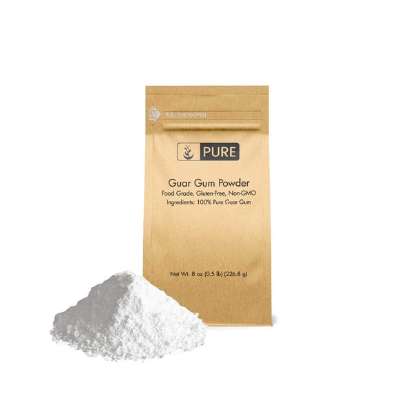 Guar Gum Powder (8 oz.) by Pure Organic Ingredients, Food Safe, Gluten-Free, Non-GMO, Thickening Agent