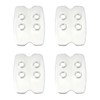 LT Easiyl Pack of 4 Bicycle Shoe Clips Cleats Compatible
