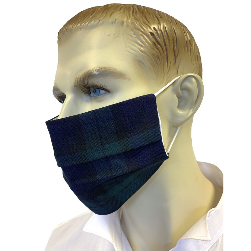 Black Watch Tartan Face Mask