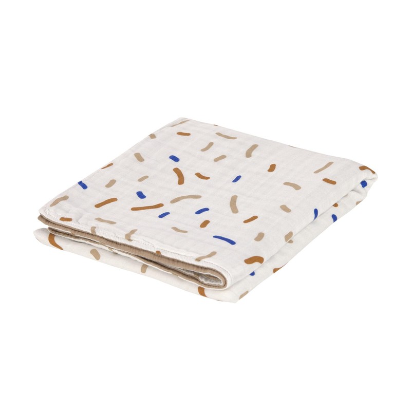 LÄSSIG Baby Blanket Swaddle Blanket Cuddly Soft Breathable Heavenly Soft